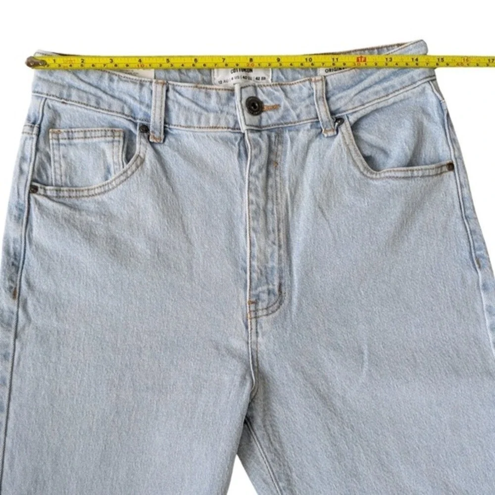 Cotton On Original Flare Jeans‎ Women's 8 Light Wash High Rise Denim Retro Boho - Picture 8 of 12